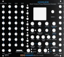 ASSIMIL8OR black replacement front panel