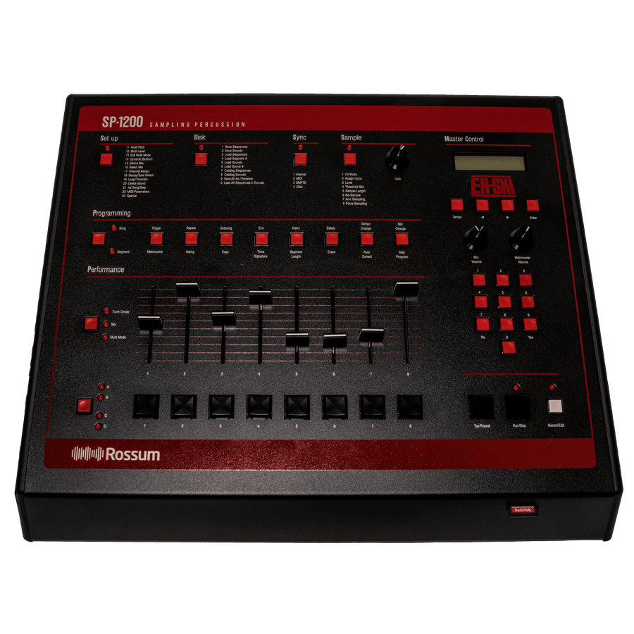 Special E-A-SKI Edition SP-1200 with red silkscreen front