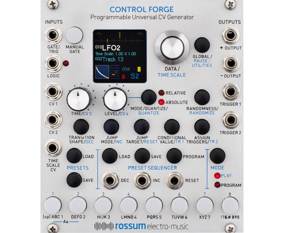 rossum CONTROL FORGE モジュラーシンセ CONTROL FORGE Universal CV Generator – Rossum Electro-Music