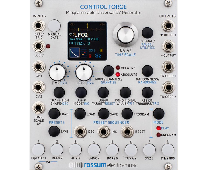 Control Forge with silver panel