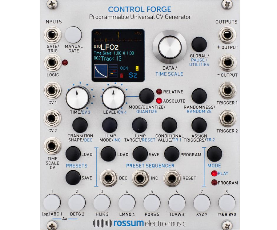 Control Forge with silver panel