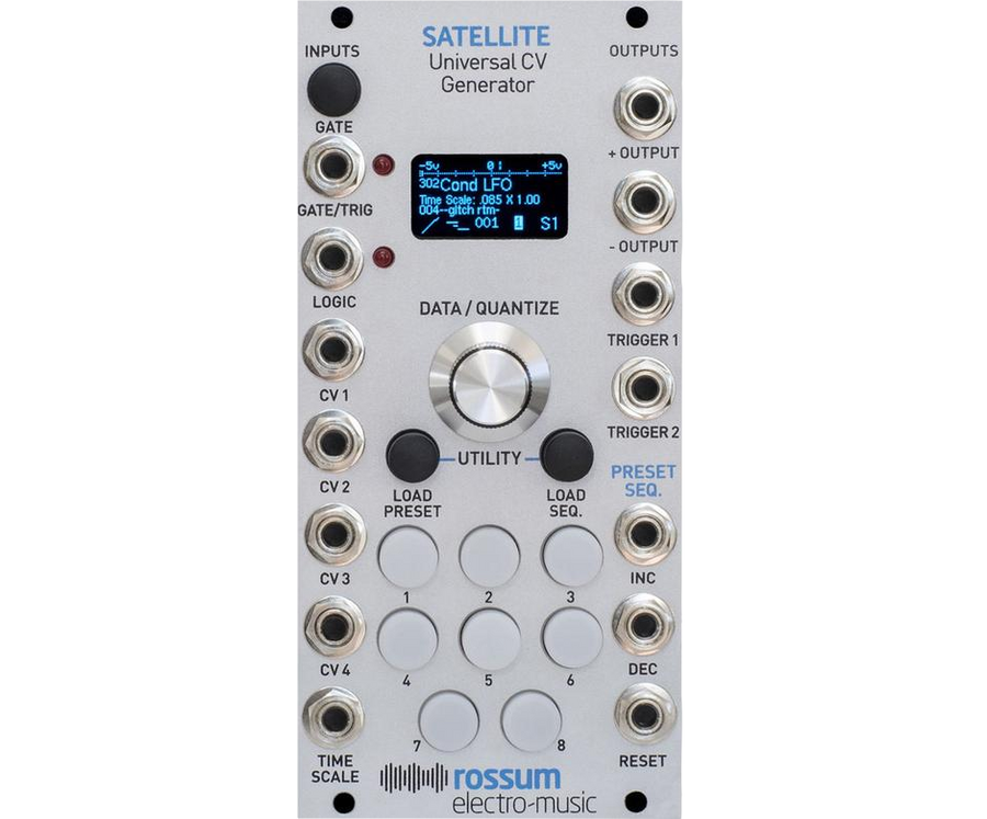 Satellite with silver panel photo