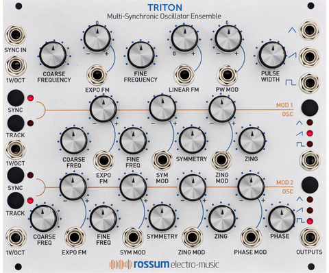 Triton with silver panel