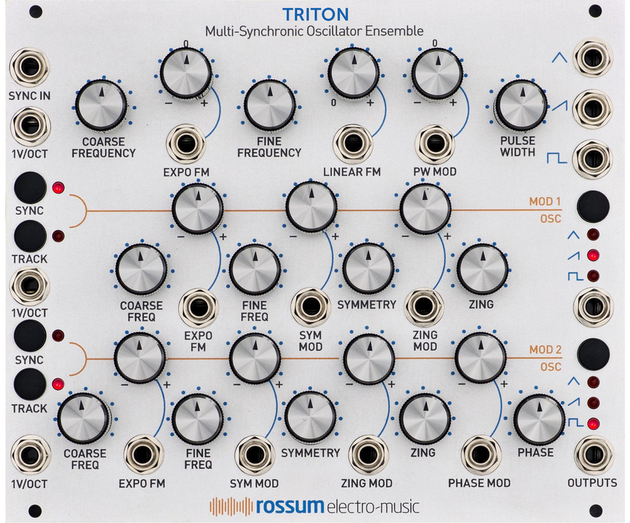Triton with silver panel