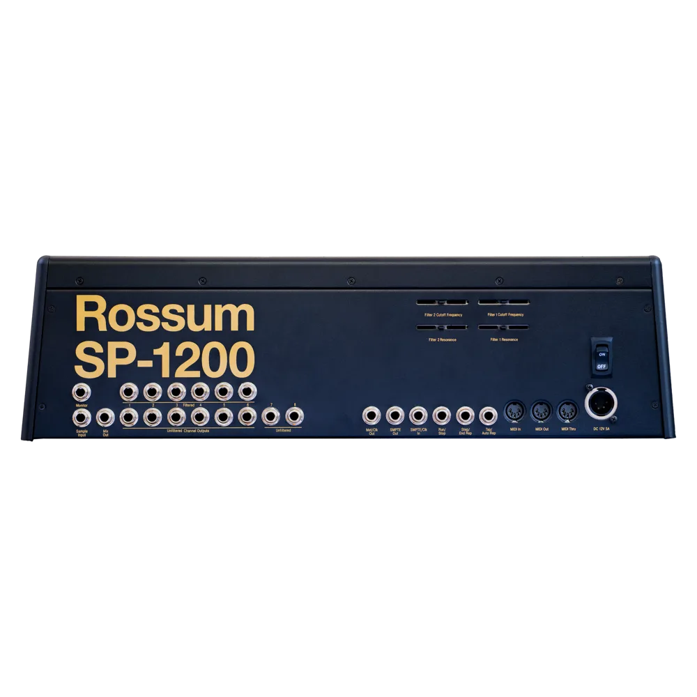 SP-1200 40th Anniversary Edition rear panel with dedicated filtered and unfiltered outputs